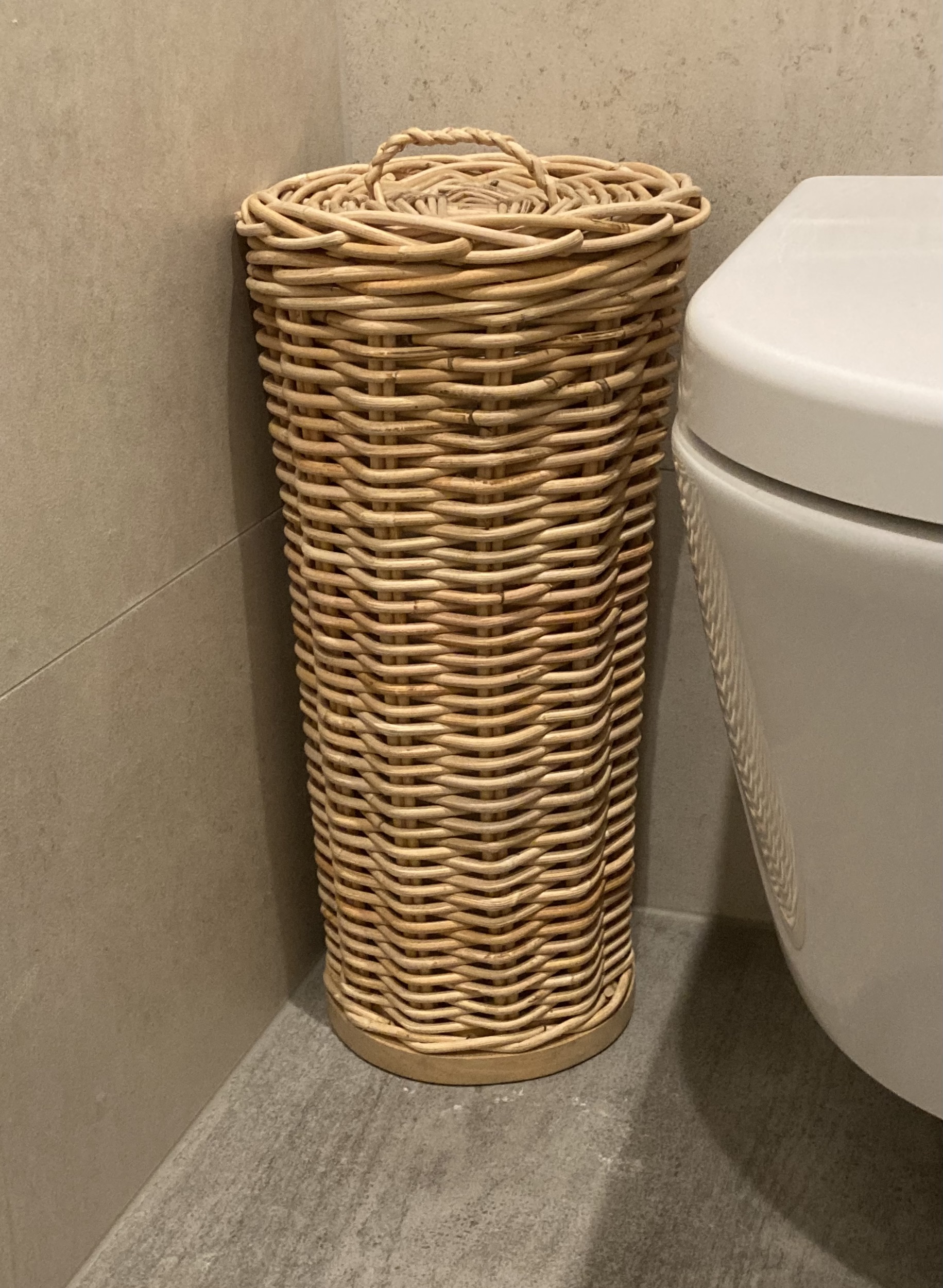 Round toilet roll holder LIGHT (25x50cm)