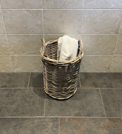 Small open round laundry basket (34x41cm)