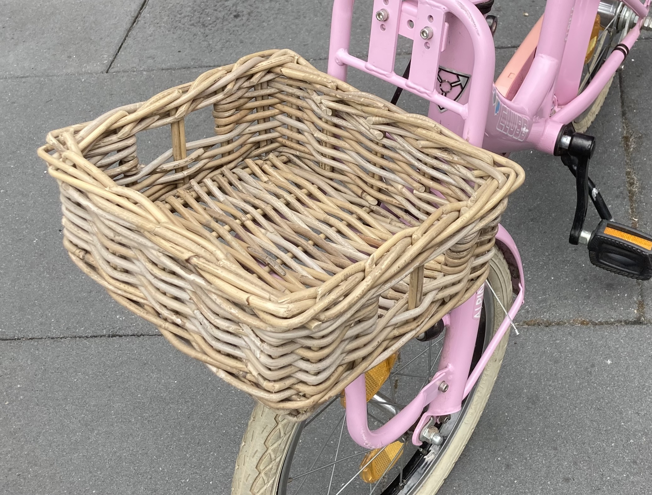 Fietsmandje laag (27x24x11cm)