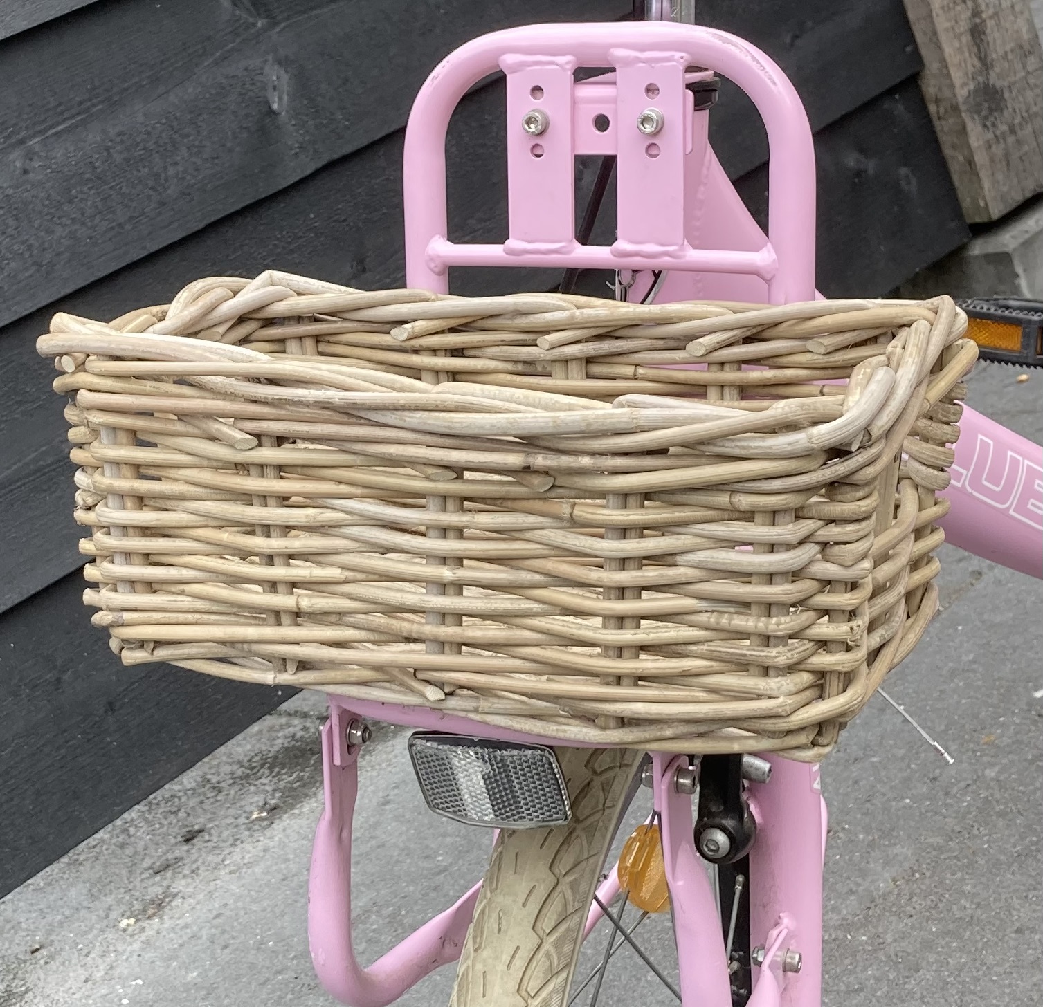 Kleiner rechteckiger Fahrradkorb (29 x 18 x 12 cm)