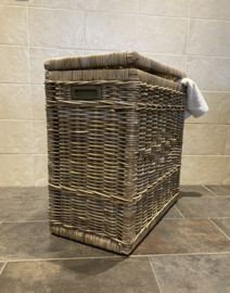 Dubbel gevoerde wasmand (68x35x65cm)