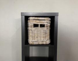 Small square basket with a lid (30x30x32cm)