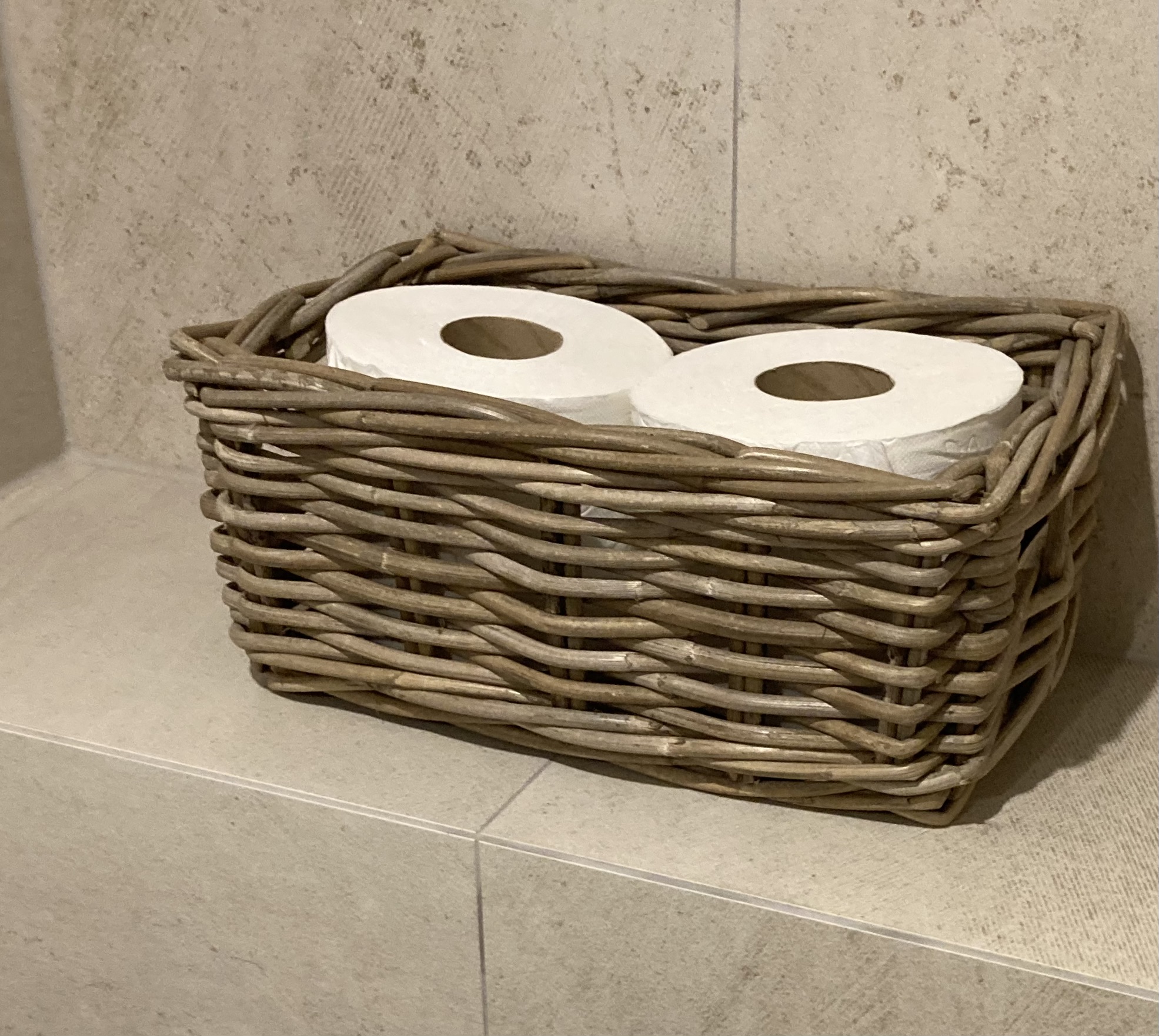 Schmaler Toilettenpapierkorb (29 x 18 x 12 cm)