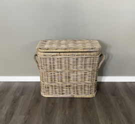 Hoge koffermand met klep (60x30x55)