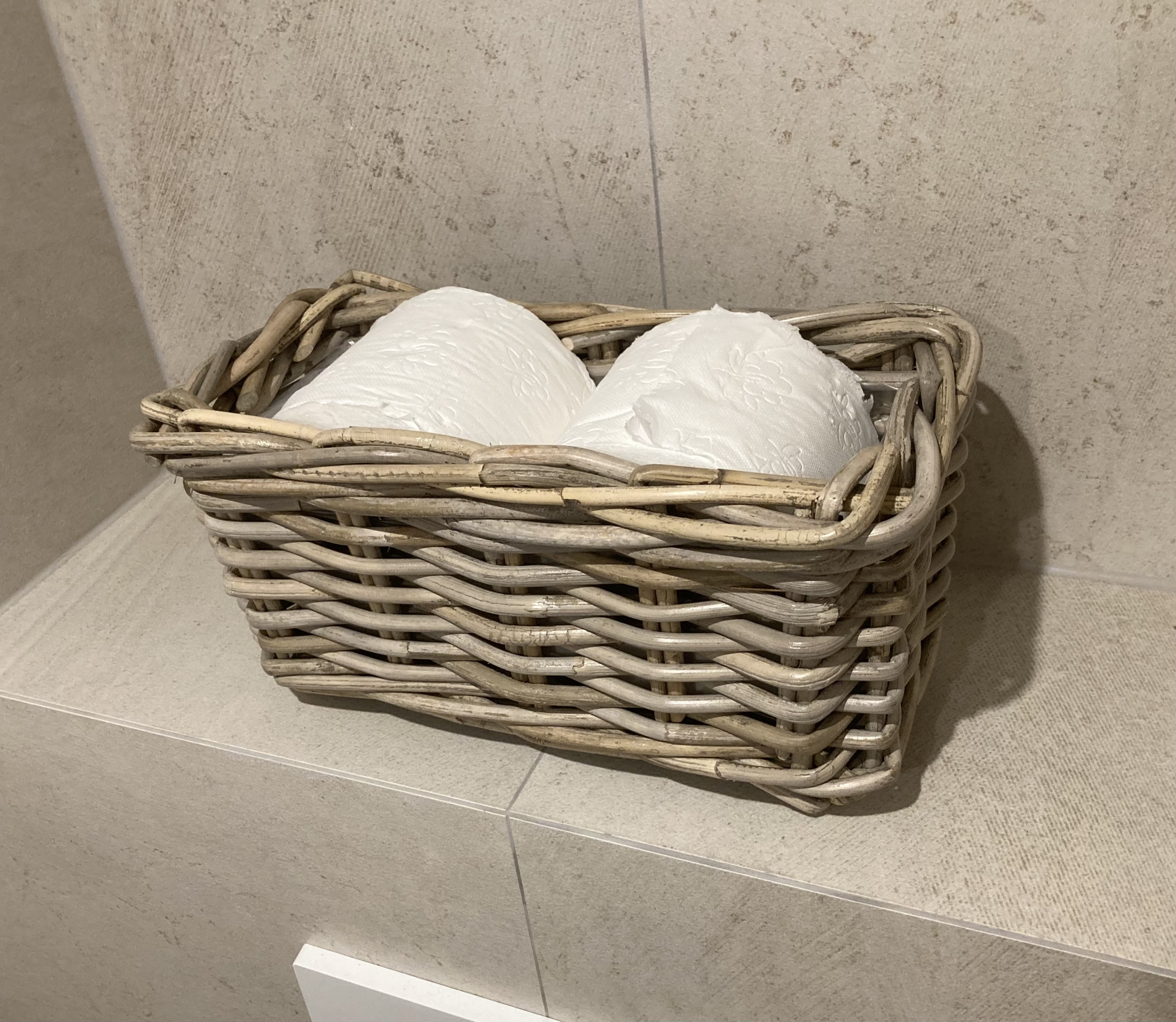 Toilettenpapierkorb schmal (30 x 18 x 20 cm)