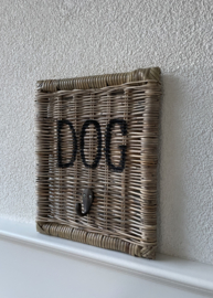 Geflochtener Hundeleinen-Halter für die Wand