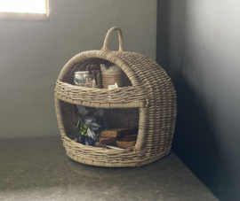 Rieten etagère