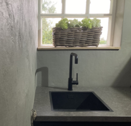 Fensterbankkorb (50 x 20 x 20 cm)  Ledergriffe