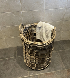 Grote open ronde wasmand(40x45cm)