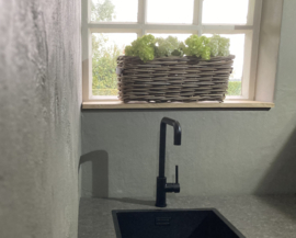 Fensterbankkorb (50 x 20 x 20 cm)  Ledergriffe