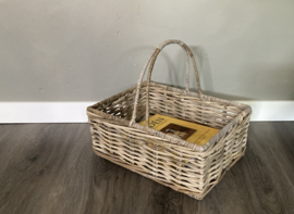 Klein lectuurmandje hengsel (35x25x15)