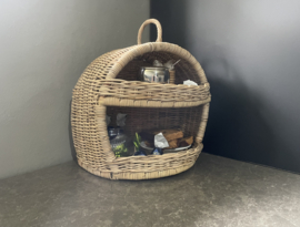 Rieten etagère