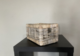 Kleiner, schmaler, schlichter Aufbewahrungskorb (28 x 18 x 15 cm)