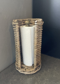 Keukenrolhouder van Rotan (16x30cm)