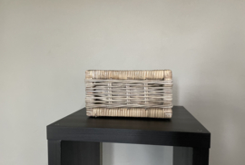 Kleiner, schmaler, schlichter Aufbewahrungskorb (28 x 18 x 15 cm)