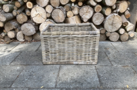 Strakke rechthoekige houtmand (49x39x30cm)