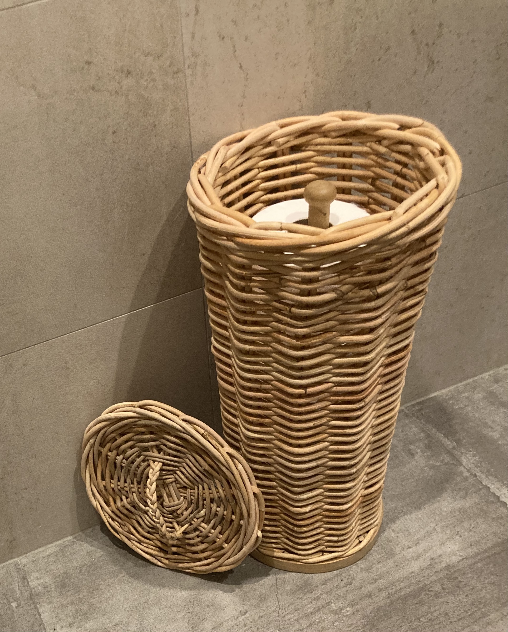 Round toilet roll holder LIGHT (25x50cm)