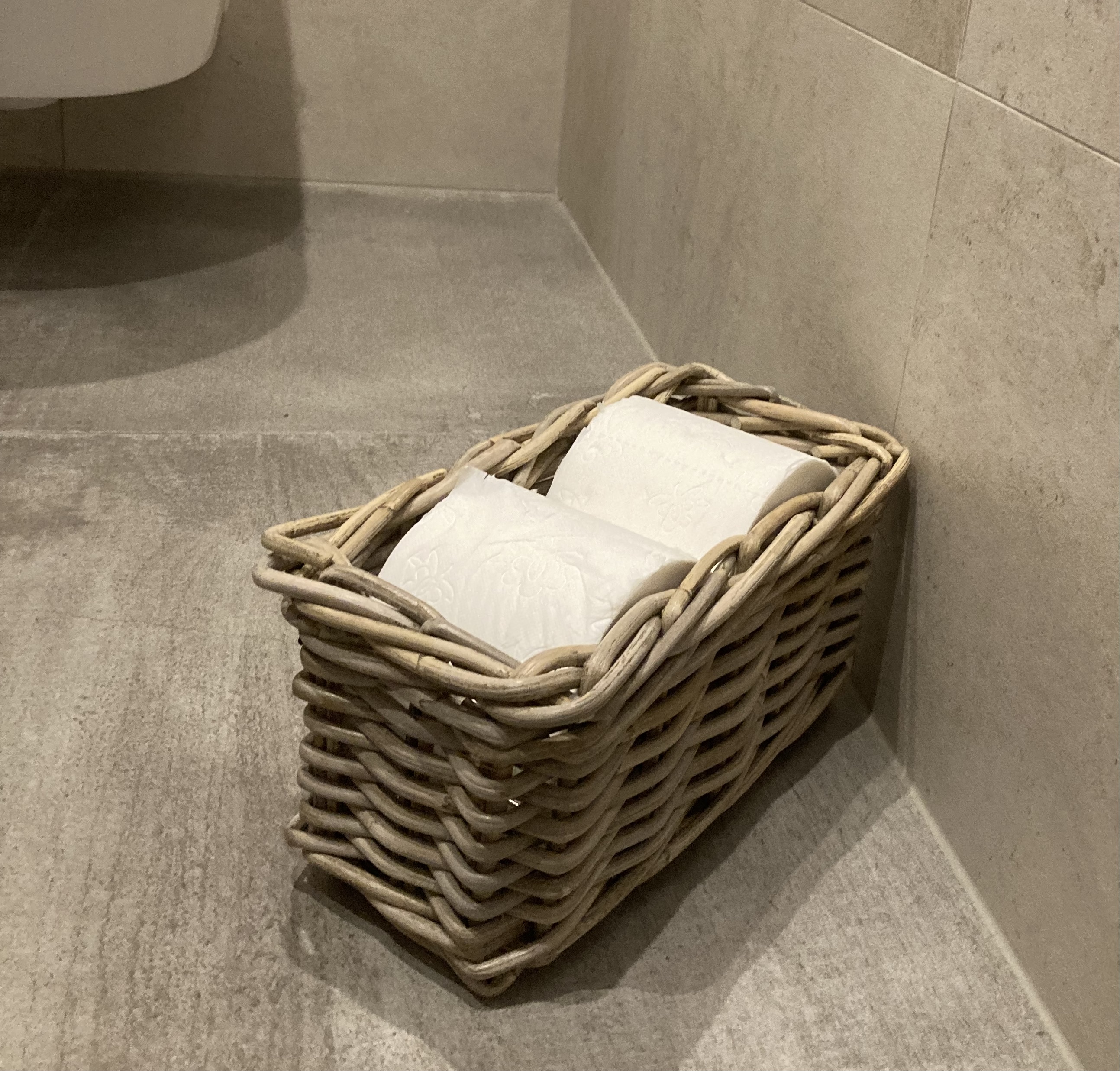 Toilettenpapierkorb schmal (30 x 18 x 20 cm)
