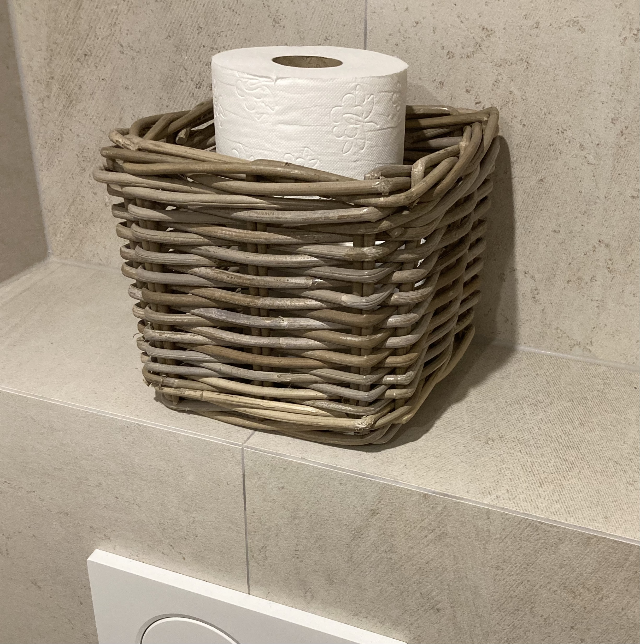 Kleiner Toilettenkorb (21 x 21 x 19 cm)