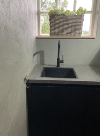 Fensterbankkorb (50 x 20 x 30 cm) mit Ledergriffen