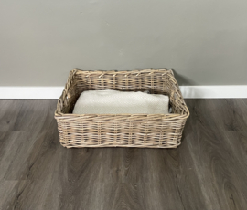 Large rectangular storage basket (52x42x18cm)