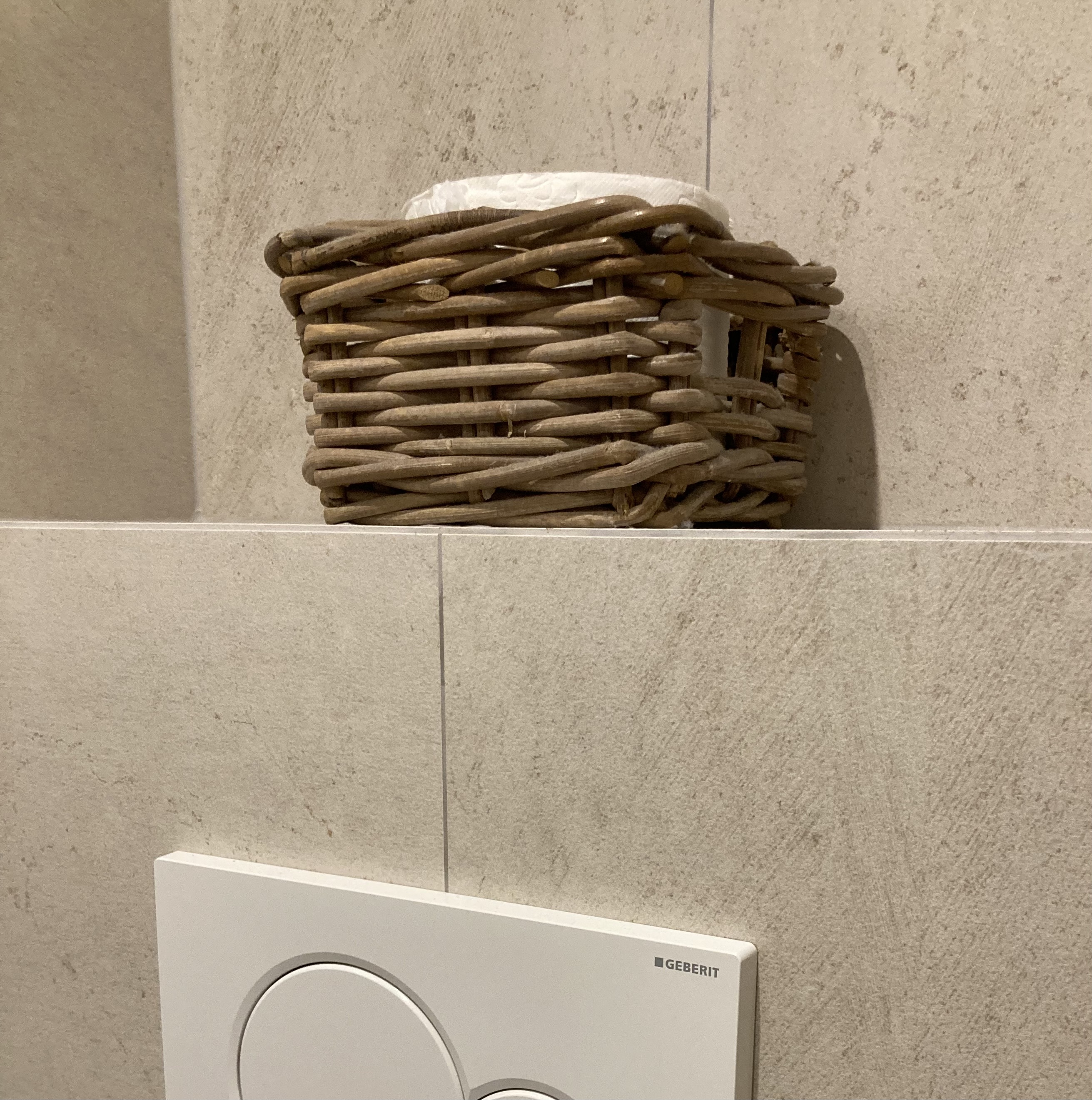 Korb für Toilettenpapierrolle (18 x 18 x 12 cm)