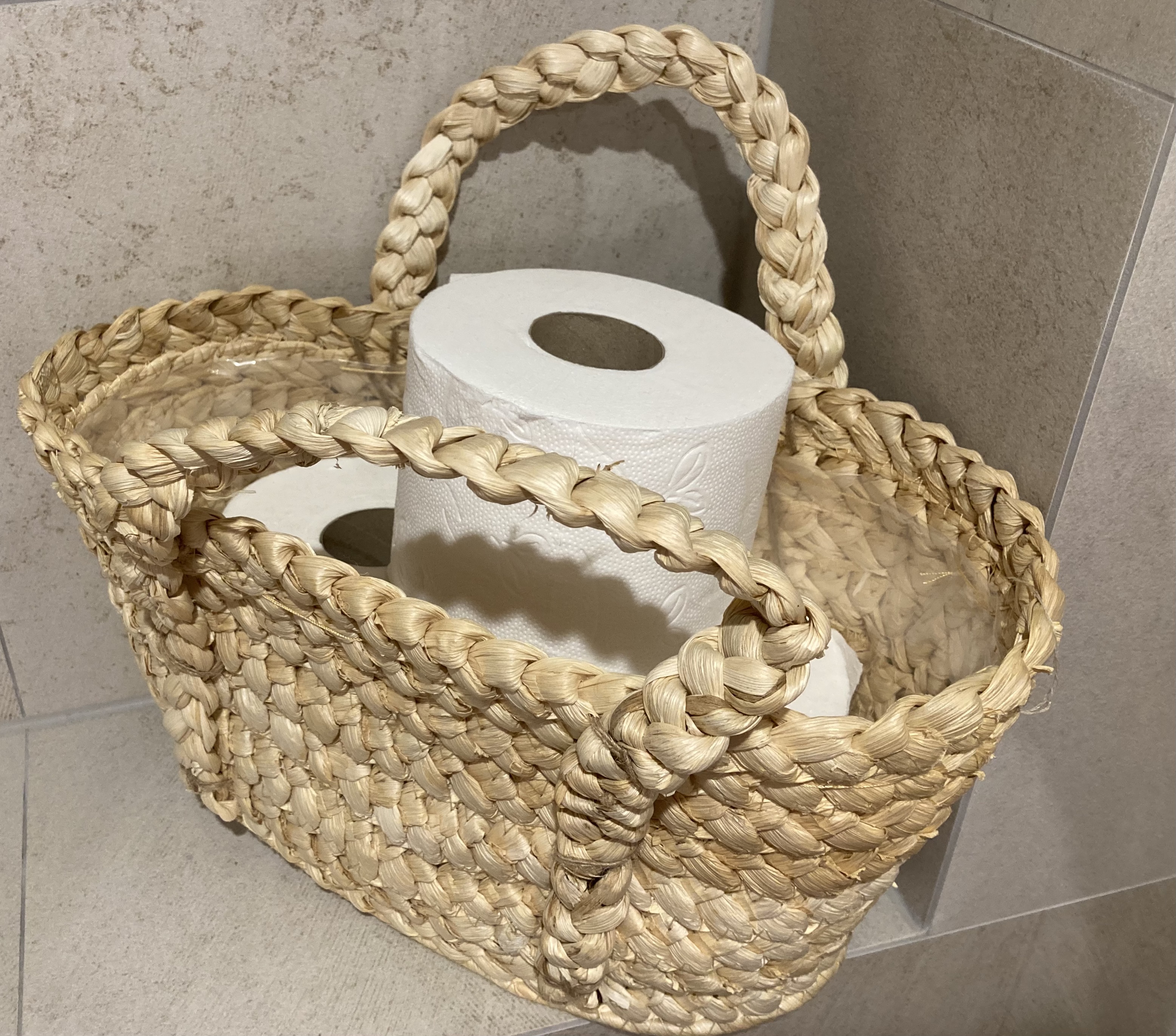 Tasche für Toilettenpapierrollen (32 x 19 x 19 cm)