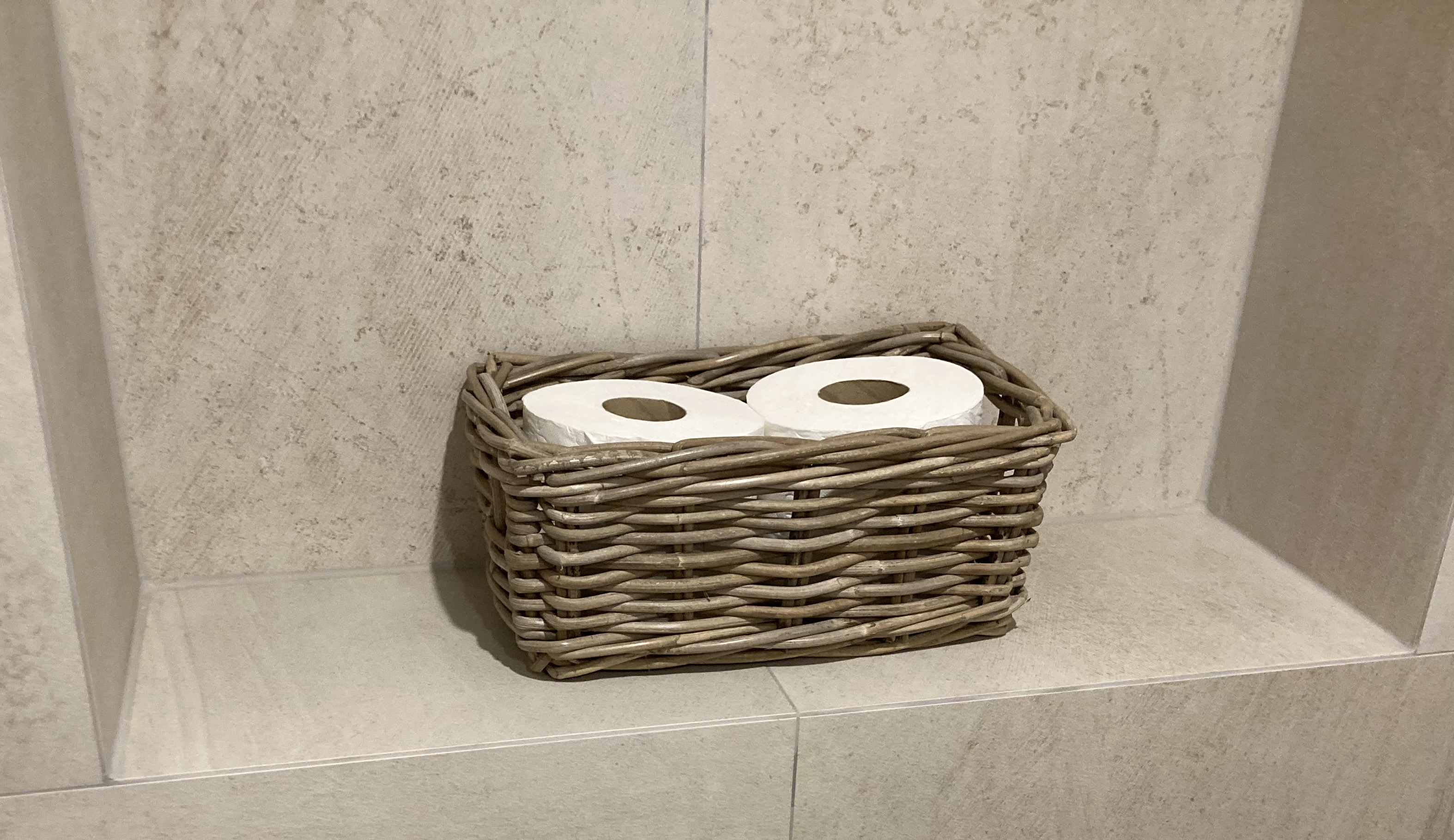 Schmaler Toilettenpapierkorb (29 x 18 x 12 cm)