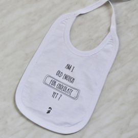 Bib with quote