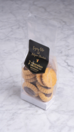 Bag of delice cookies with chocolate 100gr