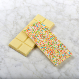 Tablet: white chocolate with disco dip