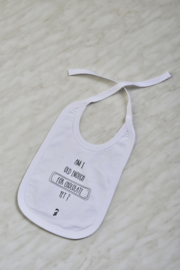 Bib with quote