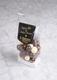 Bag of chocolate balls with hazelnut 150gr