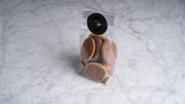 Zakje stroopwafels met chocolade 150gr