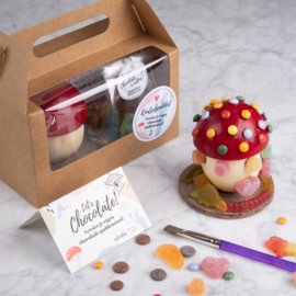 Chocolate mushroom craft kit