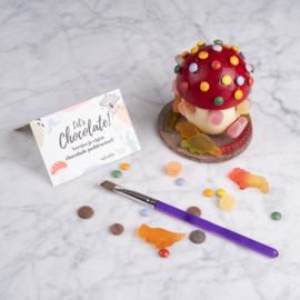 Chocolate mushroom craft kit