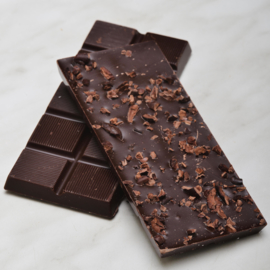 Chocoladereep: cacao nibs