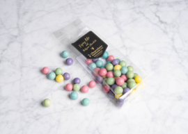 Zakje chocolade biscuit knikkers 100gr