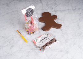 Chocolate gingerbread man craft kit