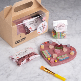 Chocolate heart craft kit