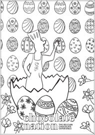 Easter colouring page (free)