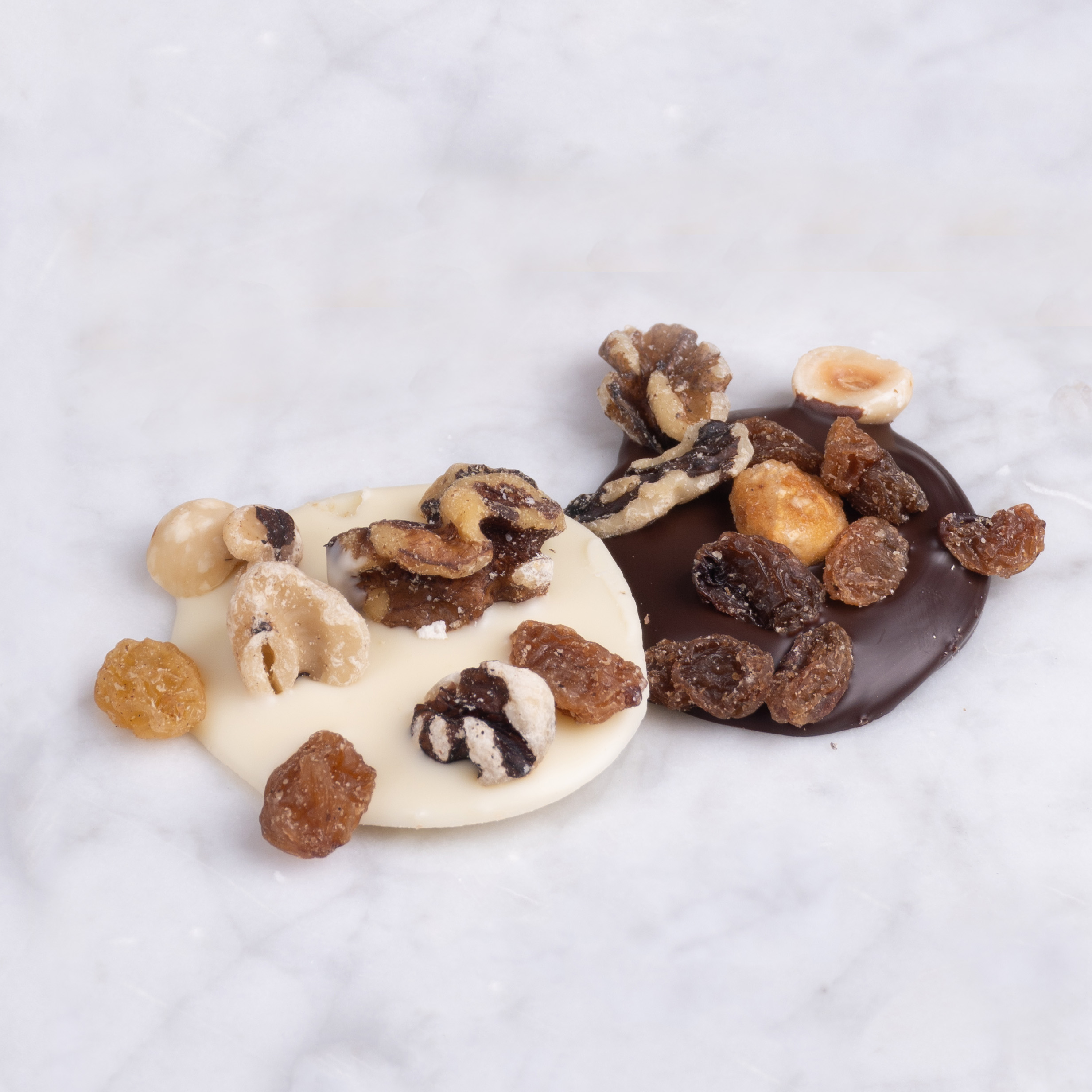 Chocolade rondjes met studentenhaver 130gram