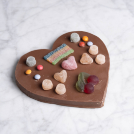 Chocolade hart knutselpakket