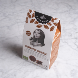 Charlotte Chocolat hazelnoot & fleur de sel koekjes 100g