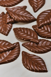 Chocolade herfstblaadjes