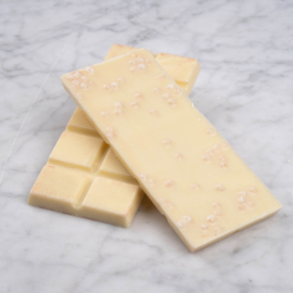Tablet: white chocolate with rice pops