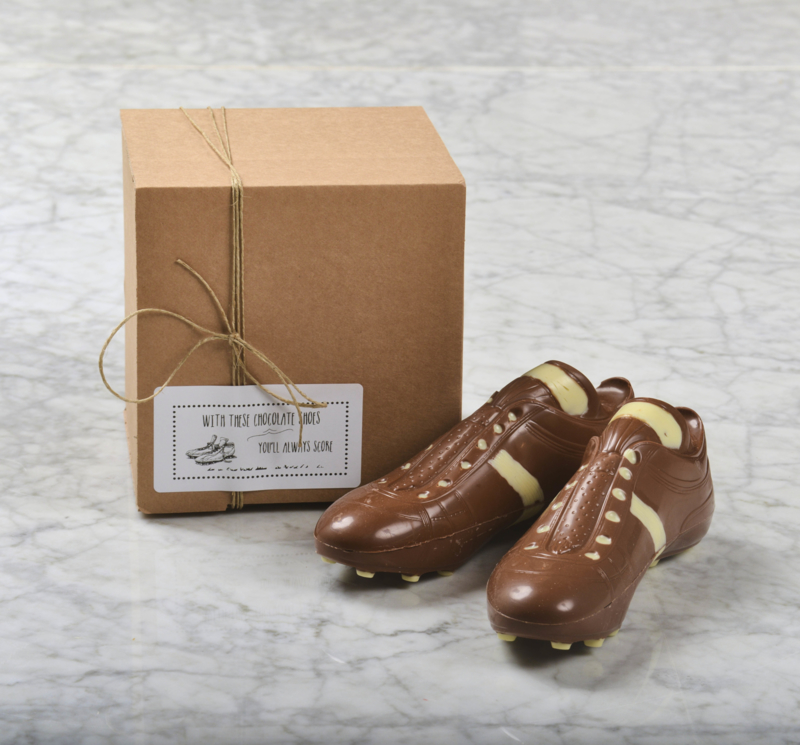 Chocolate football shoes (on order), Homemade