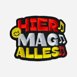 Hier mag alles embleem