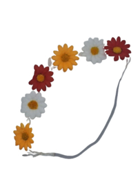 Bloemenhaarband