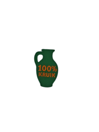 100% kruik groen